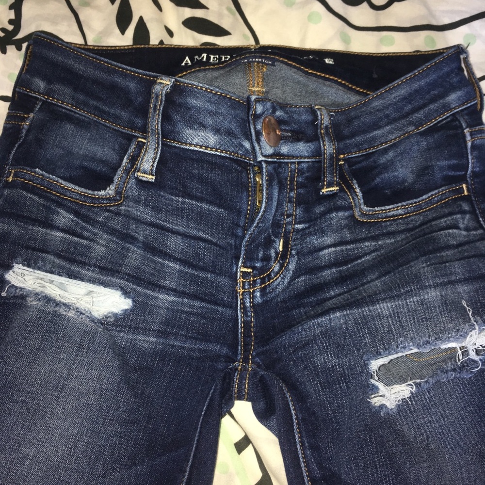 AEO ripped jeans